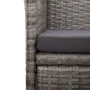11 pcs garden dining set and cushions synthetic rattan gray by , Garden sets - Ref: Foro24-3277558, Price: 1,00 €, Discount: %