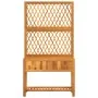 Planter with trellis and solid acacia shelf 100x32x185 cm by , Pots and planters - Ref: Foro24-364899, Price: 202,13 €, Disco...