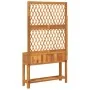 Planter with trellis and solid acacia shelf 100x32x185 cm by , Pots and planters - Ref: Foro24-364899, Price: 202,13 €, Disco...