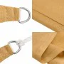 Triangular sail awning HDPE sand 160 g/m² 2.5x2.5x3.5 m by , Umbrellas - Ref: Foro24-4002053, Price: 17,76 €, Discount: %