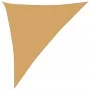HDPE triangular sail awning sand 160 g/m² 3x4x5 m by , Umbrellas - Ref: Foro24-4002058, Price: 24,10 €, Discount: %