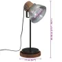 Vintage silver desk lamp 25 W E27 17x17x50 cm by , Lamps - Ref: Foro24-371942, Price: 51,63 €, Discount: %
