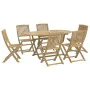 7-teiliges Garten-Esszimmerset aus massivem Akazienholz von , Gartensets - Ref: Foro24-3214240, Preis: 389,51 €, Rabatt: %