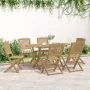 7-teiliges Garten-Esszimmerset aus massivem Akazienholz von , Gartensets - Ref: Foro24-3214240, Preis: 389,51 €, Rabatt: %