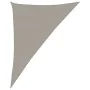 Light gray HDPE triangular sail awning 160 g/m² 4x5x6.8 m by , Umbrellas - Ref: Foro24-4002013, Price: 30,78 €, Discount: %