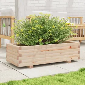Pflanzgefäß aus massivem Kiefernholz 90x40x26,5 cm von , Töpfe und Pflanzgefäße - Ref: Foro24-847333, Preis: 83,01 €, Rabatt: %