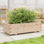 Pflanzgefäß aus massivem Kiefernholz 90x40x26,5 cm von , Töpfe und Pflanzgefäße - Ref: Foro24-847333, Preis: 83,26 €, Rabatt: %