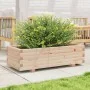 Solid pine wood planter 90x40x26.5 cm by , Pots and planters - Ref: Foro24-847333, Price: 83,01 €, Discount: %