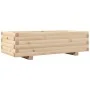 Solid pine wood planter 90x40x26.5 cm by , Pots and planters - Ref: Foro24-847333, Price: 83,01 €, Discount: %