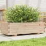 Solid pine wood planter 90x40x26.5 cm by , Pots and planters - Ref: Foro24-847333, Price: 83,01 €, Discount: %