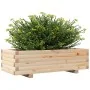 Solid pine wood planter 90x40x26.5 cm by , Pots and planters - Ref: Foro24-847333, Price: 83,01 €, Discount: %