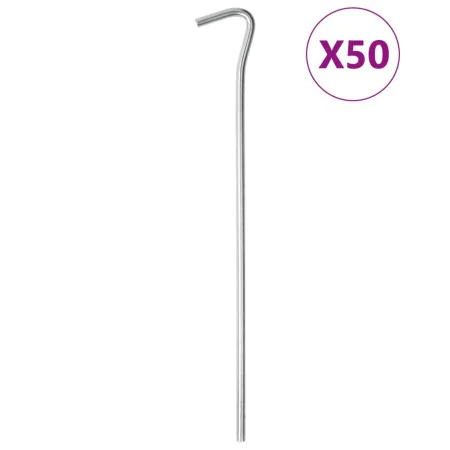 Heringe für den Laden 50 Stück verzinkter Stahl 23 cm Ø5 mm von , Zeltzubehör - Ref: Foro24-4009332, Preis: 20,50 €, Rabatt: %