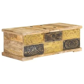 Couchtisch aus massivem Mangoholz 100x50x35 cm von , Couchtisch - Ref: Foro24-247881, Preis: 308,57 €, Rabatt: %