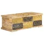Solid mango wood coffee table 100x50x35 cm by , Coffee table - Ref: Foro24-247881, Price: 308,26 €, Discount: %