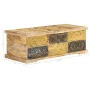 Solid mango wood coffee table 100x50x35 cm by , Coffee table - Ref: Foro24-247881, Price: 308,26 €, Discount: %