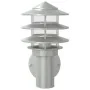 Außenwandleuchten 2 Stück Edelstahl silber von , Außenbeleuchtung - Ref: Foro24-4006229, Preis: 51,18 €, Rabatt: %