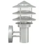 Außenwandleuchten 2 Stück Edelstahl silber von , Außenbeleuchtung - Ref: Foro24-4006229, Preis: 51,18 €, Rabatt: %