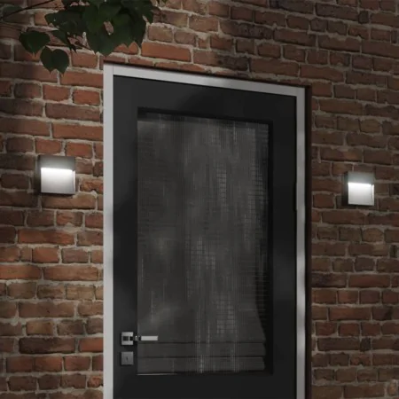 Lámpara de pared LED de exterior aluminio fundido negro by , Outdoor lighting - Ref: Foro24-4006338, Price: 22,72 €, Discount: %