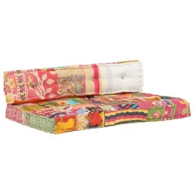 Multicolor patchwork fabric pallet sofa cushion by , Cushions for chairs and sofas - Ref: Foro24-287717, Price: 144,26 €, Dis...