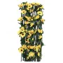 Expandable trellis artificial ivy yellow 5 pcs 180x60 cm by , fence panels - Ref: Foro24-366599, Price: 86,55 €, Discount: %