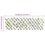 Expandable trellis artificial ivy yellow 5 pcs 180x60 cm by , fence panels - Ref: Foro24-366599, Price: 86,55 €, Discount: %