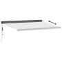 Toldo retráctil aluminio y tela gris antracita y blanco 4,5x3 m de , Toldos - Ref: Foro24-3216141, Precio: 705,36 €, Descuent...