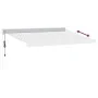 Toldo retráctil aluminio y tela antracita y blanco 3,5x2,5 m de , Toldos - Ref: Foro24-3216134, Precio: 872,17 €, Descuento: %