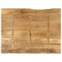 Tischplatte Kante Natur, Griff aus Massivholz 90x80x3,8 cm von , Tischplatten - Ref: Foro24-370747, Preis: 126,08 €, Rabatt: %