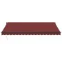 Toldo retráctil automático con LEDs burdeos 450x350 cm by , Awnings - Ref: Foro24-3215005, Price: 657,03 €, Discount: %