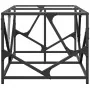 Steel coffee table with transparent glass top 98.5x50x41cm by , Coffee table - Ref: Foro24-845996, Price: 55,22 €, Discount: %