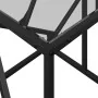Steel coffee table with transparent glass top 98.5x50x41cm by , Coffee table - Ref: Foro24-845996, Price: 55,22 €, Discount: %