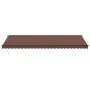 Toldo retráctil automático con luces LED marrón 600x350 cm de , Toldos - Ref: Foro24-3215418, Precio: 908,87 €, Descuento: %