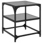 Coffee table with black steel glass surface 40x40x45 cm by , Coffee table - Ref: Foro24-846004, Price: 34,94 €, Discount: %