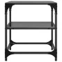Couchtisch mit schwarzer Stahlglasoberfläche 40x40x45 cm von , Couchtisch - Ref: Foro24-846004, Preis: 34,94 €, Rabatt: %