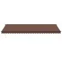Manual retractable awning with brown LED lights 600x300 cm by , Awnings - Ref: Foro24-3310222, Price: 561,78 €, Discount: %