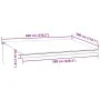 Manual retractable awning with brown LED lights 600x300 cm by , Awnings - Ref: Foro24-3310222, Price: 561,78 €, Discount: %