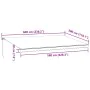 Toldo retráctil manual con luces LED marrón 600x300 cm de , Toldos - Ref: Foro24-3310222, Precio: 561,78 €, Descuento: %