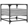 Mesa de centro tapa de vidrio acero gris Sonoma 50x50x45 cm de , Mesas de centro - Ref: Foro24-846052, Precio: 69,99 €, Descu...