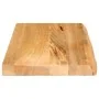 Tischplatte Kante Naturschliff Massivholz Griff 40x20x3,8 cm von , Tischplatten - Ref: Foro24-370462, Preis: 18,23 €, Rabatt: %