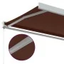 Manual retractable awning burgundy 500x300 cm by , Awnings - Ref: Foro24-3215317, Price: 630,75 €, Discount: %