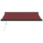 Toldo retráctil automático burdeos 350x250 cm de , Toldos - Ref: Foro24-3215329, Precio: 633,31 €, Descuento: %
