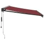 Toldo retráctil automático burdeos 350x250 cm de , Toldos - Ref: Foro24-3215329, Precio: 633,31 €, Descuento: %