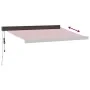Automatic retractable awning burgundy 350x250 cm by , Awnings - Ref: Foro24-3215329, Price: 632,91 €, Discount: %