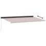 Manual retractable awning burgundy 500x300 cm by , Awnings - Ref: Foro24-3215322, Price: 633,02 €, Discount: %