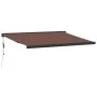 Braune automatisch einziehbare Markise 450x300 cm von , Markisen - Ref: Foro24-3215736, Preis: 723,51 €, Rabatt: %