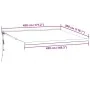 Braune automatisch einziehbare Markise 450x300 cm von , Markisen - Ref: Foro24-3215736, Preis: 723,51 €, Rabatt: %