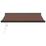 Braune automatisch einziehbare Markise 350x250 cm von , Markisen - Ref: Foro24-3215734, Preis: 632,62 €, Rabatt: %