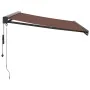 Toldo retráctil automático marrón 350x250 cm by , Awnings - Ref: Foro24-3215734, Price: 632,66 €, Discount: %
