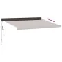 Toldo retráctil automático marrón 350x250 cm by , Awnings - Ref: Foro24-3215734, Price: 632,66 €, Discount: %
