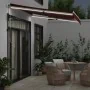 Automatic retractable awning with burgundy LED lights 300x250 cm by , Awnings - Ref: Foro24-3214971, Price: 487,90 €, Discoun...